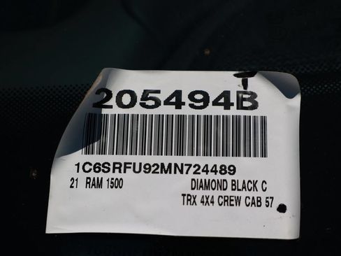 Used 2021 RAM 1500 TRX w/ TRX Level 2 Equipment Group AWD/4WD image 44