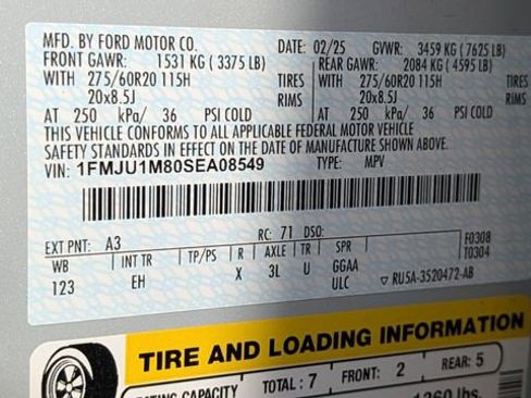 Used 2025 Ford Expedition Platinum AWD/4WD image 25