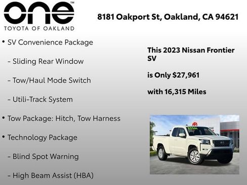 Used 2023 Nissan Frontier SV w/ SV Convenience Package image 17
