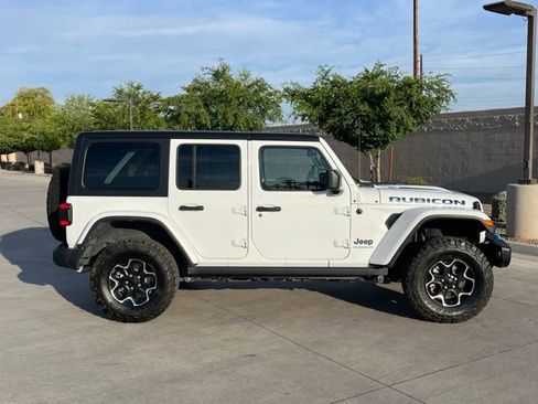 Used 2023 Jeep Wrangler Unlimited Rubicon 4xe w/ Steel Bumper Group image 3