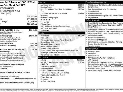 Used 2024 Chevrolet Silverado 1500 LT Trail Boss w/ Convenience Package II AWD/4WD image 27