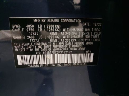 Used 2023 Subaru Outback Premium image 35