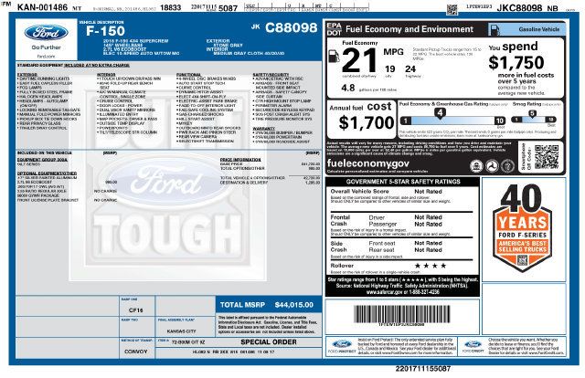 Certified 2018 Ford F150 XLT AWD/4WD image 34