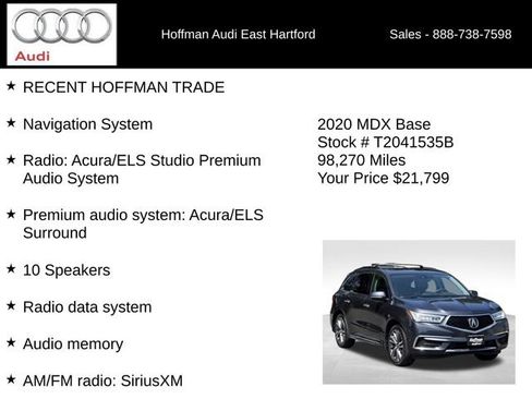 Used 2020 Acura MDX SH-AWD w/ Technology Package image 6