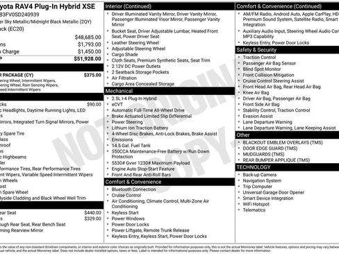 Used 2025 Toyota RAV4 XSE w/ Weather Package AWD/4WD image 15