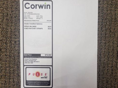 New 2025 Ford F350 Lariat w/ Lariat Ultimate Package image 2