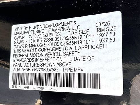 Used 2025 Honda Odyssey Sport-L image 19