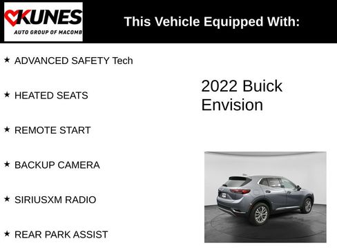 Used 2022 Buick Envision Preferred AWD/4WD image 3