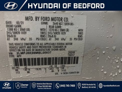 Used 2021 Lincoln Nautilus Reserve AWD/4WD image 16