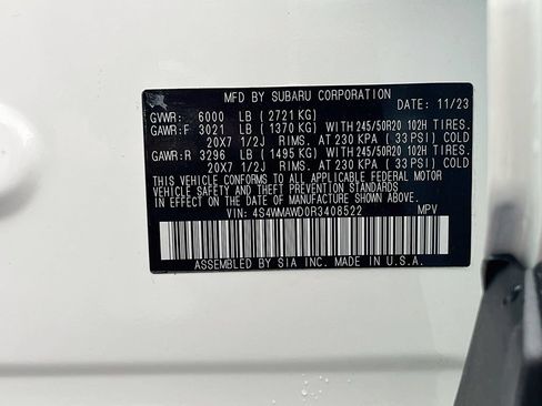 Used 2024 Subaru Ascent Touring AWD/4WD image 35