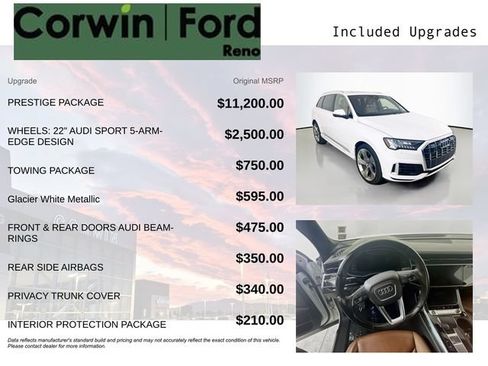 Used 2021 Audi Q7 3.0T Prestige w/ Prestige Package AWD/4WD image 3