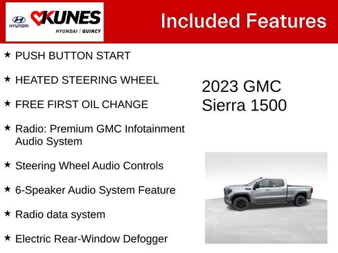 Used 2023 GMC Sierra 1500 Elevation w/ X31 Off-Road Package AWD/4WD image 3