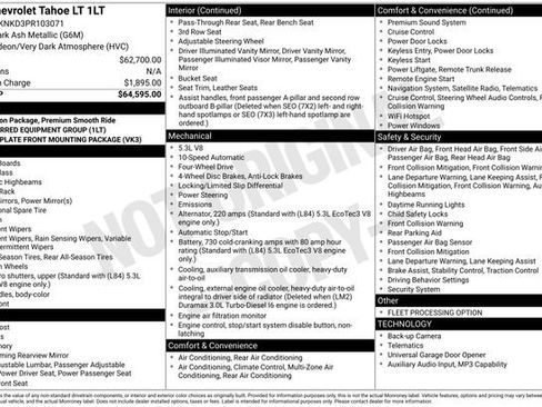 Used 2023 Chevrolet Tahoe LT AWD/4WD image 31