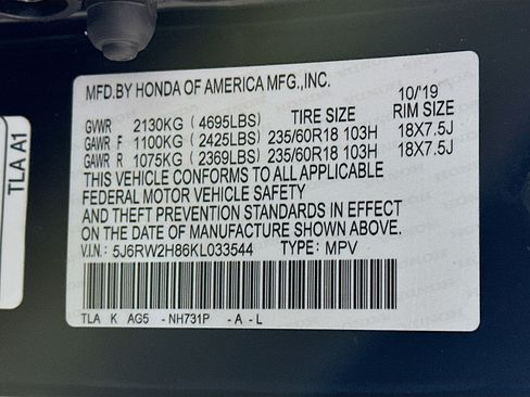 Used 2019 Honda CR-V EX-L image 30