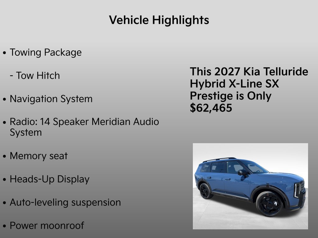 New 2027 Kia Telluride X-Line SX Prestige w/ Towing Package AWD/4WD image 36
