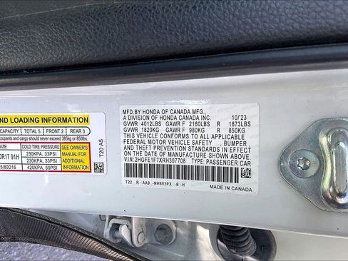 Used 2024 Honda Civic EX image 5