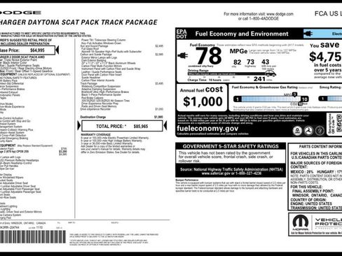 Used 2024 Dodge Charger Daytona Scat Pack w/ Plus Group AWD/4WD image 30
