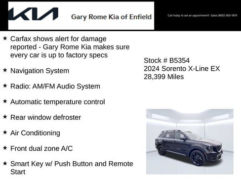 Certified 2024 Kia Sorento X-Line EX AWD/4WD image 14