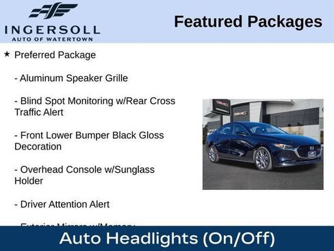 Used 2019 MAZDA MAZDA3 Sedan w/ Preferred Package FWD image 21