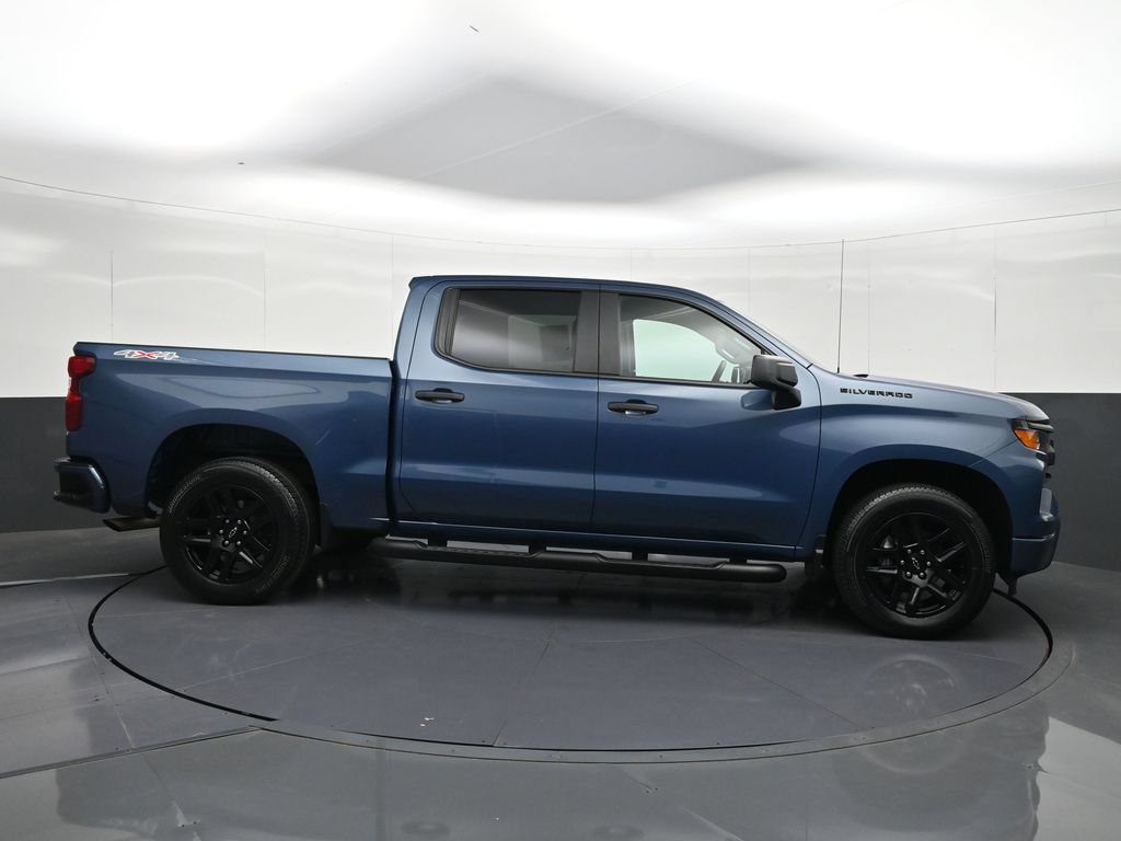 Certified 2024 Chevrolet Silverado 1500 Custom w/ Turbomax Blackout Package AWD/4WD image 6