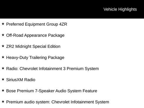 Used 2019 Chevrolet Colorado ZR2 w/ ZR2 Midnight Special Edition AWD/4WD image 2