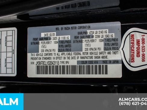 Used 2025 MAZDA CX-5 AWD 2.5 S w/ Preferred Package image 35