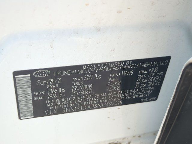 Used 2022 Hyundai Santa Fe SE AWD/4WD image 27