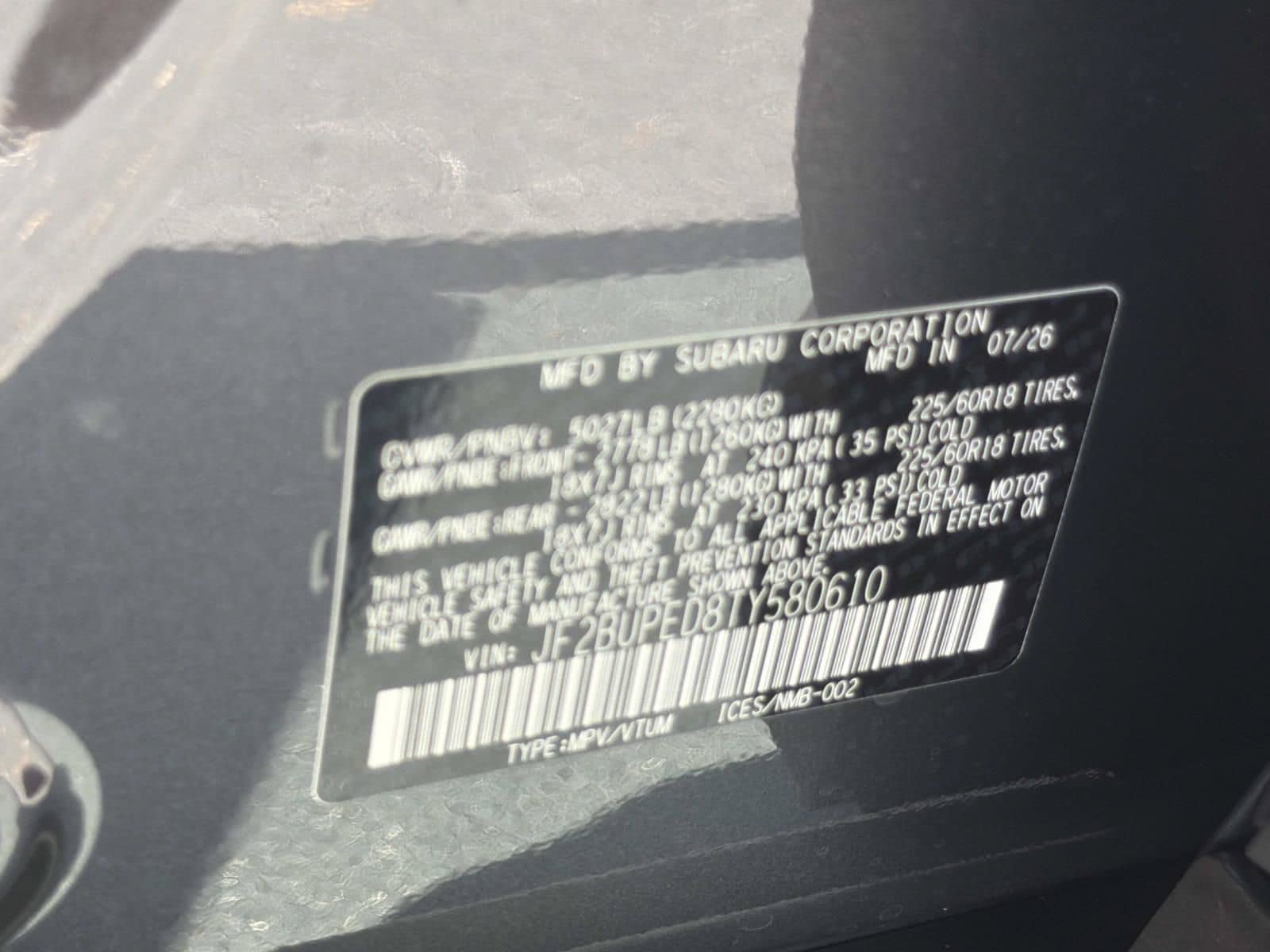 New 2026 Subaru Outback Touring AWD/4WD image 26