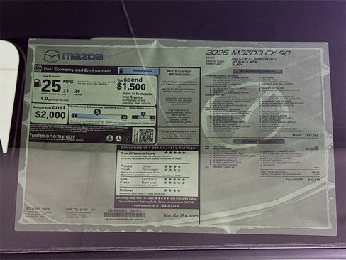 New 2026 MAZDA CX-90 3.3 Turbo w/ Select Package image 20