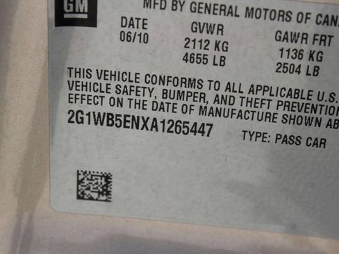 Used 2010 Chevrolet Impala LT w/ Luxury Edition Package FWD image 11