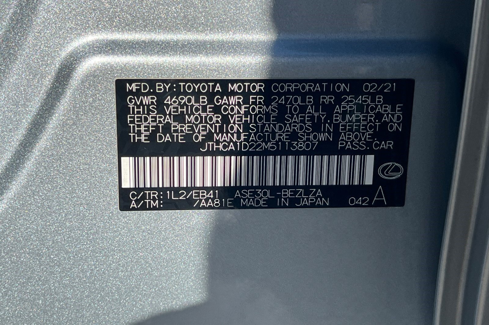 Used 2021 Lexus IS 300 w/ Comfort Package RWD image 10
