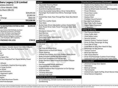 Used 2018 Subaru Legacy 2.5i Limited image 38