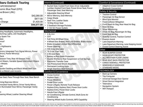 Used 2025 Subaru Outback Touring image 33