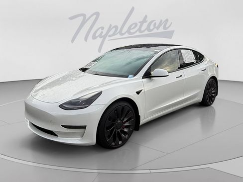 Used 2021 Tesla Model 3 Performance AWD/4WD image 1