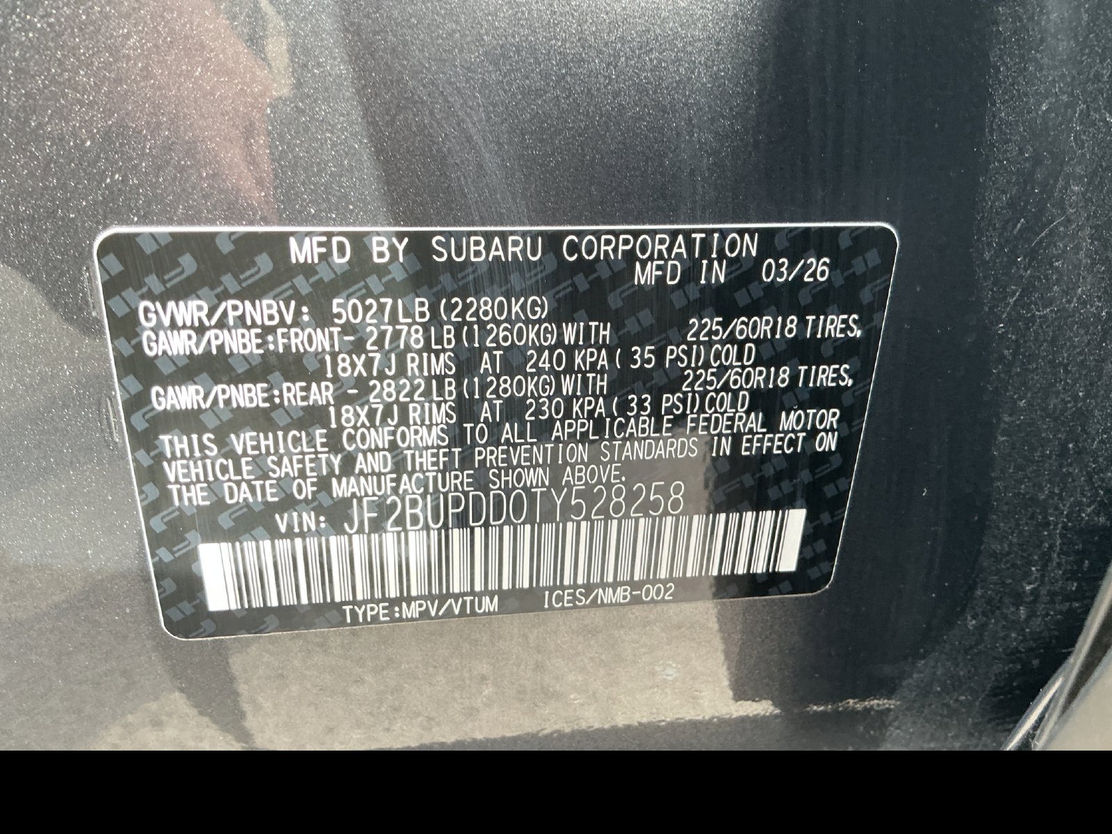Certified 2026 Subaru Outback Limited AWD/4WD image 30