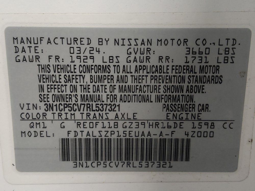 Used 2024 Nissan Kicks SV FWD image 33