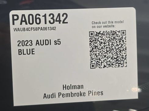 Certified 2023 Audi S5 Prestige w/ Prestige Package AWD/4WD image 31