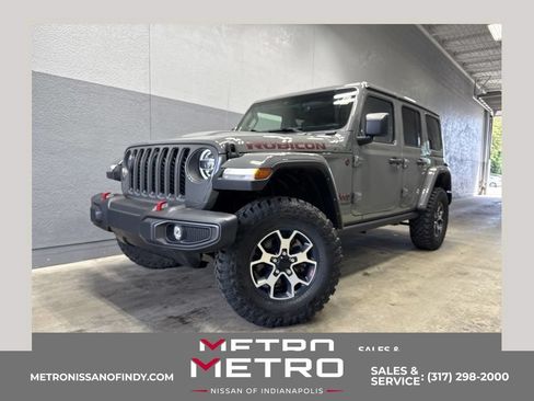 Used 2022 Jeep Wrangler Unlimited Rubicon w/ LED Lighting Group AWD/4WD image 1