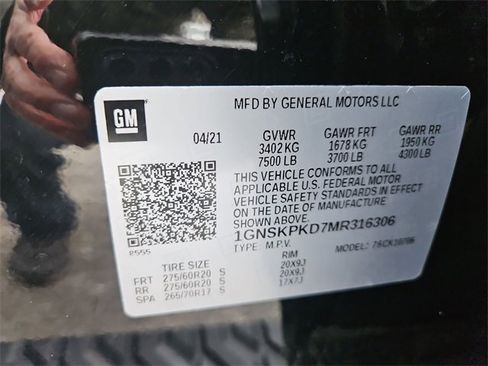 Used 2021 Chevrolet Tahoe Z71 w/ Rear Media and Nav Package image 32