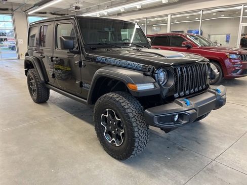 Used 2023 Jeep Wrangler Unlimited Rubicon 4xe w/ Cold Weather Group image 3
