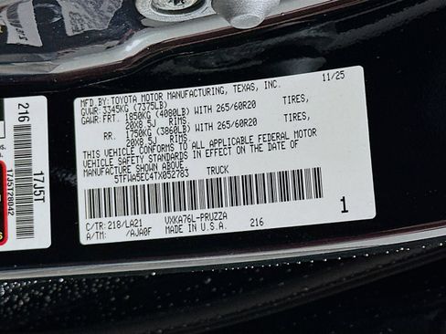 New 2026 Toyota Tundra Platinum image 33