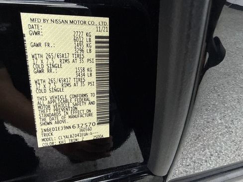 Used 2022 Nissan Frontier SV w/ Technology Package RWD image 54
