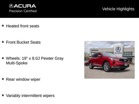 Certified 2024 Acura RDX SH-AWD w/ Technology Package image 21