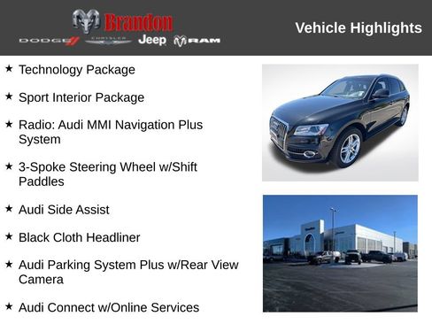 Used 2015 Audi Q5 3.0T Premium Plus w/ Technology Package AWD/4WD image 9