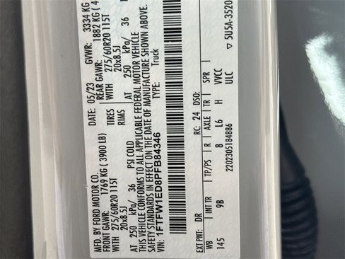 Used 2023 Ford F150 Platinum w/ Equipment Group 701A High image 44