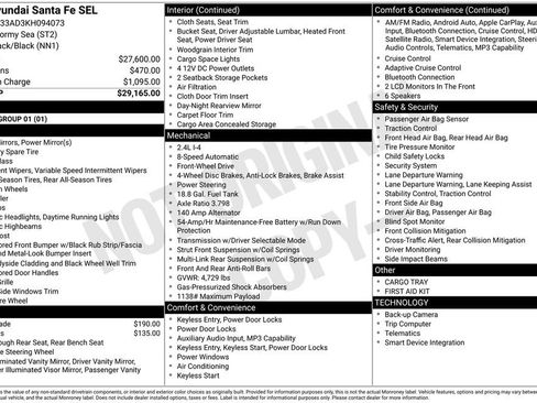 Used 2019 Hyundai Santa Fe SEL FWD image 4