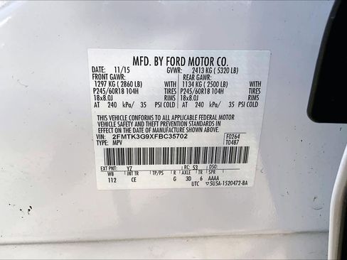 Used 2015 Ford Edge SE image 30