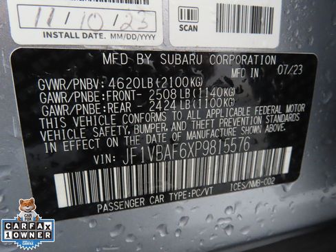 Used 2023 Subaru WRX Premium image 29