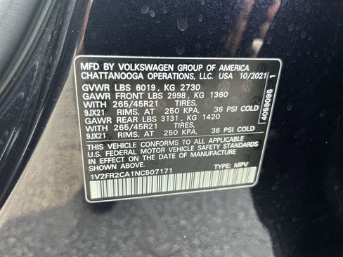Used 2022 Volkswagen Atlas SEL Premium AWD/4WD image 37
