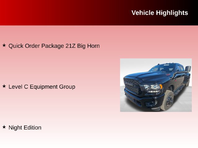 Used 2022 RAM 3500 Big Horn w/ Level C Equiment Group AWD/4WD image 2